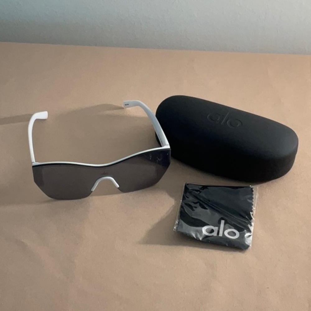 ALO Yoga Black and White Sunglasses